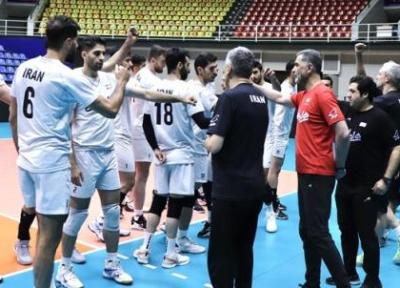 پیروزی والیبال ایران مقابل قطر در دیداری محبت آمیز